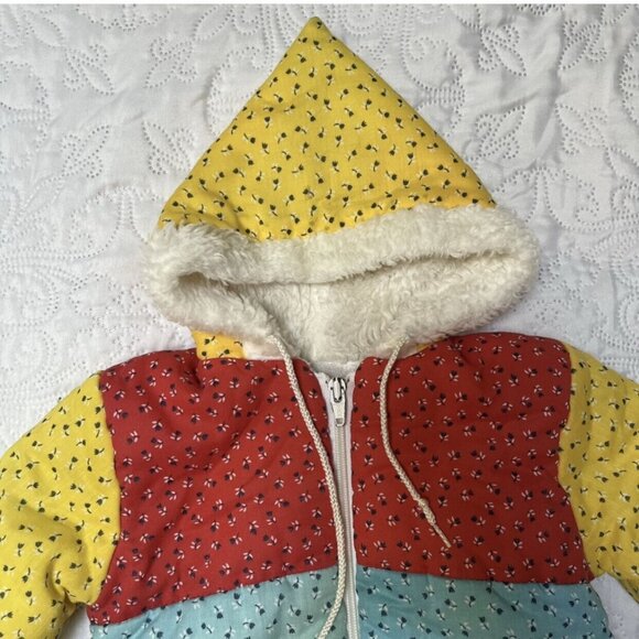 Quiltex Vintage Color Block Baby Bunting - Picture 3 of 13